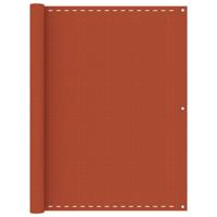 VidaXL Balkonscherm 120x500 cm hdpe oranje