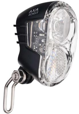 Axa Koplamp echo 15 switch aan/uit led dynamo zwart