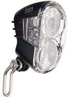 Axa Koplamp echo 15 switch aan/uit led dynamo zwart