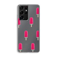 Waterijsje: Samsung Galaxy S21 Ultra Transparant Hoesje