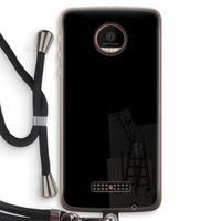 Musketon Painter: Motorola Moto Z Force Transparant Hoesje met koord