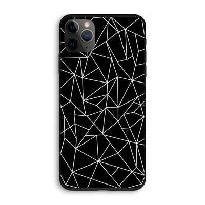 Geometrische lijnen wit: iPhone 11 Pro Biologisch afbreekbaar hoesje