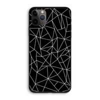 Geometrische lijnen wit: iPhone 11 Pro Biologisch afbreekbaar hoesje