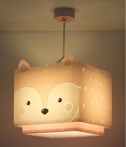 Dalber Kinderkamer hanglamp Little Fox roze 64582