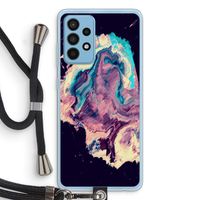 Cosmic Silence: Samsung Galaxy A52 Transparant Hoesje met koord