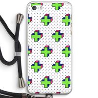 8-bit N°10: iPhone 5 / 5S / SE Transparant Hoesje met koord