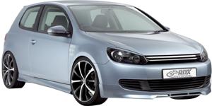 Voorspoiler Volkswagen Golf VI 2008- excl. GTi/GTD/Plus (ABS) RDVVW09