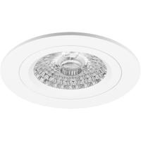 Spot Armatuur GU10 - Pragmi Pulse Pro - GU10 Inbouwspot - Rond - Mat Wit - Aluminium - Ø78mm