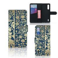 Xiaomi Mi 9 Lite Hoesje Beige Flowers Xiaomi Mi 9 Lite Hoesje Beige Flowers