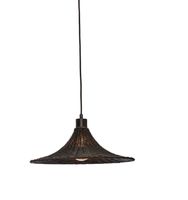 GOOD&MOJO Hanglamp 'Borabora' Rotan, 40cm, kleur Zwart - thumbnail