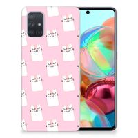 Samsung Galaxy A71 TPU Hoesje Sleeping Cats