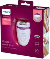 Philips Satinelle Essential Met Opti-light voor de benen, Compacte epilator met snoer - thumbnail