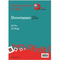 Benza Showtassen - A4 - 50 Mu - Gekorreld - 23 Rings - 50 stuks - thumbnail