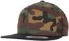 Flexfit FX6089TC Classic Snapback 2-Tone Camo Cap - Green Camo/Black - One Size