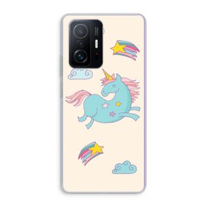 Vliegende eenhoorn: Xiaomi 11T Transparant Hoesje