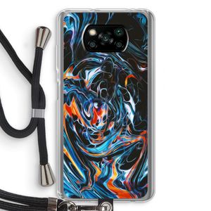 Black Unicorn: Xiaomi Poco X3 Pro Transparant Hoesje met koord