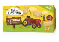 Farm Brothers Kids cookies naturel 6x uitdeelzakje bio (102 gr) - thumbnail