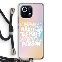 The prettiest: Xiaomi Mi 11 Transparant Hoesje met koord