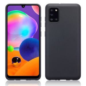 Qubits - Softcase hoes - Samsung Galaxy A31 - Zwart