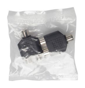 Valueline AC-056 kabeladapter/verloopstukje RCA Zwart