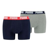 Pakket met onderbroeken Puma Basic Grijs Boxer 2 Onderdelen Maat XL