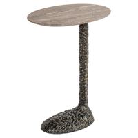 Richmond Ovale Laptoptafel 'Arosa' Travertin, 45 x 30cm