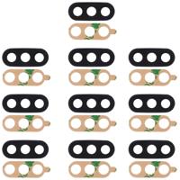 10 stuks back camera lens & lijm voor Xiaomi mi 6X/a2 (zwart)