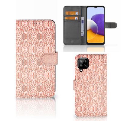 Samsung Galaxy A22 4G | M22 | Telefoon Hoesje | Pattern Orange