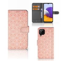 Samsung Galaxy A22 4G | M22 | Telefoon Hoesje | Pattern Orange