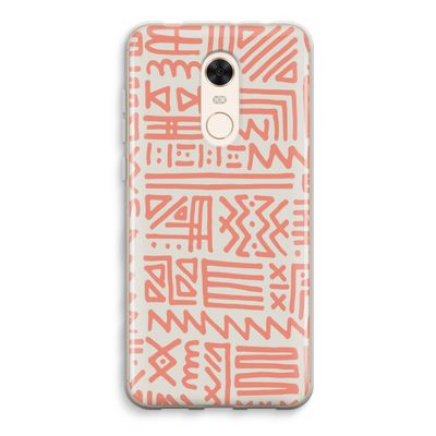 Marrakech Pink: Xiaomi Redmi 5 Transparant Hoesje