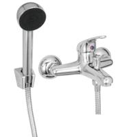 Go by Van Marcke Super eengreepsmengkraan baddouche compleet inclusief handdouche hartafstand 15 cm keramische schijven inclusief rozetten en S-koppelingen 182892