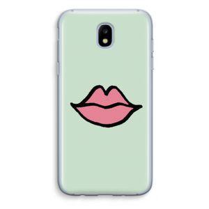Kusje: Samsung Galaxy J5 (2017) Transparant Hoesje