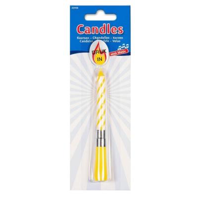 Verjaardagskaarsjes - met muziek - Gekleurd kaarsje - taartkaars - Party kaarsje