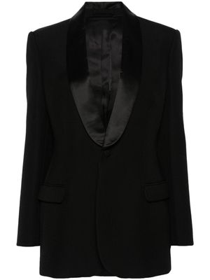 WARDROBE.NYC blazer en laine à simple boutonnage - Noir