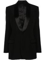 WARDROBE.NYC blazer en laine à simple boutonnage - Noir