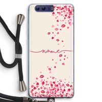 Hartjes en kusjes: Honor 9 Transparant Hoesje met koord