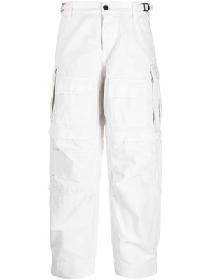 DARKPARK pantalon Julia à poches cargo - Blanc