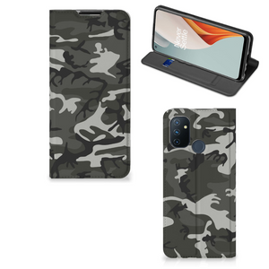 OnePlus Nord N100 Hoesje met Magneet Army Light