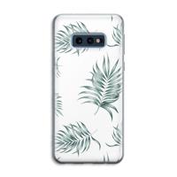Simple leaves: Samsung Galaxy S10e Transparant Hoesje