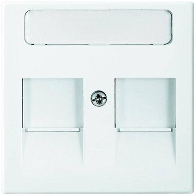 Busch-Jaeger 1800-914 Modulaire jack insert Afdekking 2-voudig Busch-balance SI Alpine-wit 1 stuk(s)