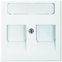 Busch-Jaeger 1800-914 Modulaire jack insert Afdekking 2-voudig Busch-balance SI Alpine-wit 1 stuk(s)