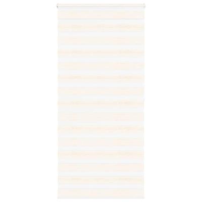 Zebra rolgordijn 95x200 cm stofbreedte 90,9 cm marmerbeige