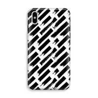 Zwarte vegen: iPhone X Tough Case