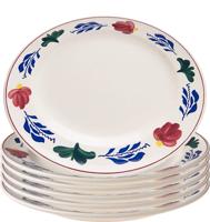 Boerenbont gebaksbord 17,5cm 4 stuks