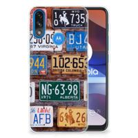 Motorola Moto E7/E7i Power | Siliconen hoesje | met foto Kentekenplaten