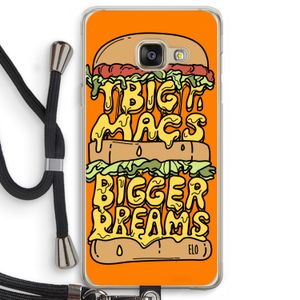 Big Macs Bigger Dreams: Samsung Galaxy A3 (2016) Transparant Hoesje met koord