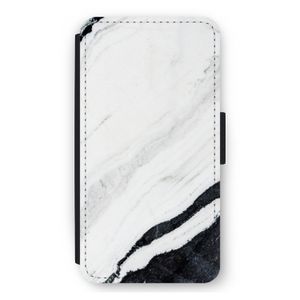 Elegante marmer: iPhone 12 mini Flip Hoesje