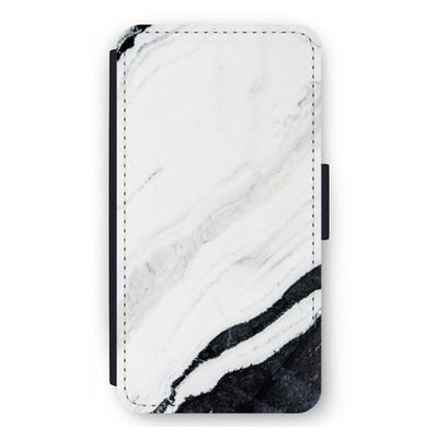 Elegante marmer: iPhone 12 mini Flip Hoesje