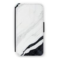 Elegante marmer: iPhone 12 mini Flip Hoesje
