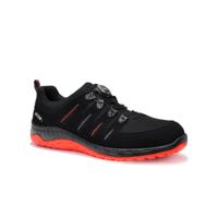 Elten werkschoenen - MADDOX BOA - ESD S3 - zwart-rood - maat 46 - laag